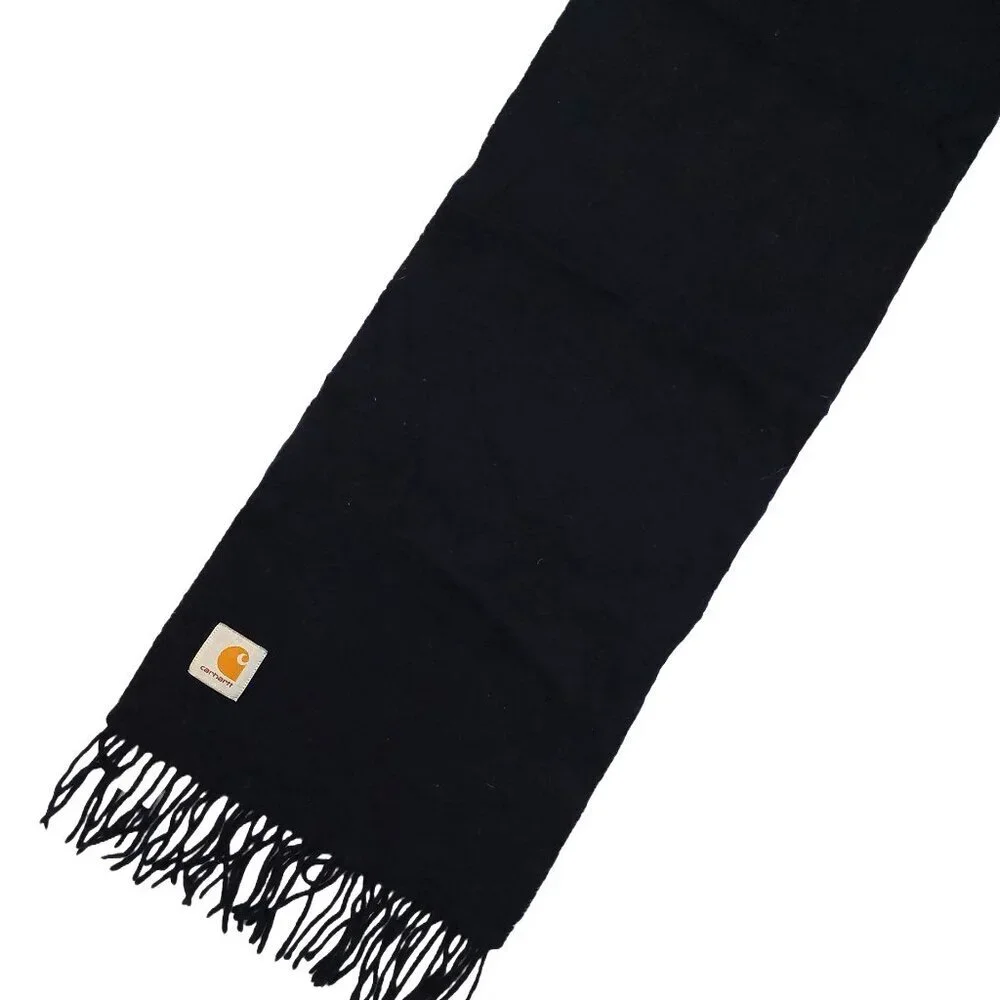 Carhartt Classic Vintage Black Wool Men's Scarf